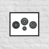 Porsche 356 Speedster (1954 - 1958) MPH | Framed Print