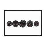 Porsche 911 964 Carrera (1989 - 1994) KPH | Framed Poster - Enhanced Matte Print