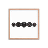 Porsche 911 964 Carrera (1989 - 1994) KPH | Framed Poster - Enhanced Matte Print