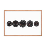 Porsche 911 964 Carrera (1989 - 1994) KPH | Framed Poster - Enhanced Matte Print