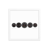 Porsche 911 964 Carrera (1989 - 1994) KPH | Framed Poster - Enhanced Matte Print