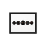 Porsche 911 993 Carrera (1994 - 1997) MPH | Framed canvas