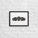 Porsche Carrera GT (2003 - 2007) KPH | Framed canvas