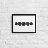 Porsche 911 964 Carrera (1989 - 1994) MPH | Framed canvas