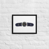 Porsche 911 992.1 GT3 (2021 - 2023) MPH | Framed canvas