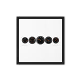 Porsche 911 993 Carrera (1994 - 1997) MPH | Framed canvas