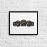 Porsche Carrera GT (2003 - 2007) MPH | Framed canvas