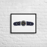 Porsche 911 992.1 GT3 (2021 - 2023) MPH | Framed canvas