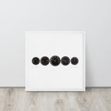 Porsche 911 993 Carrera (1994 - 1997) MPH | Framed canvas