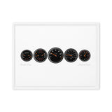 Porsche 911 993 Carrera (1994 - 1997) MPH | Framed canvas