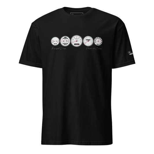 Porsche 911 993 Carrera (1994 - 1997) MPH white-dial | Short-Sleeve Unisex T-Shirt