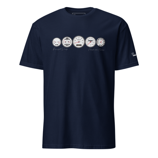 Porsche 911 993 Carrera (1994 - 1997) KPH white-dial | Short-Sleeve Unisex T-Shirt