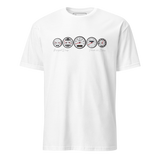 Porsche 911 993 Carrera (1994 - 1997) MPH white-dial | Short-Sleeve Unisex T-Shirt