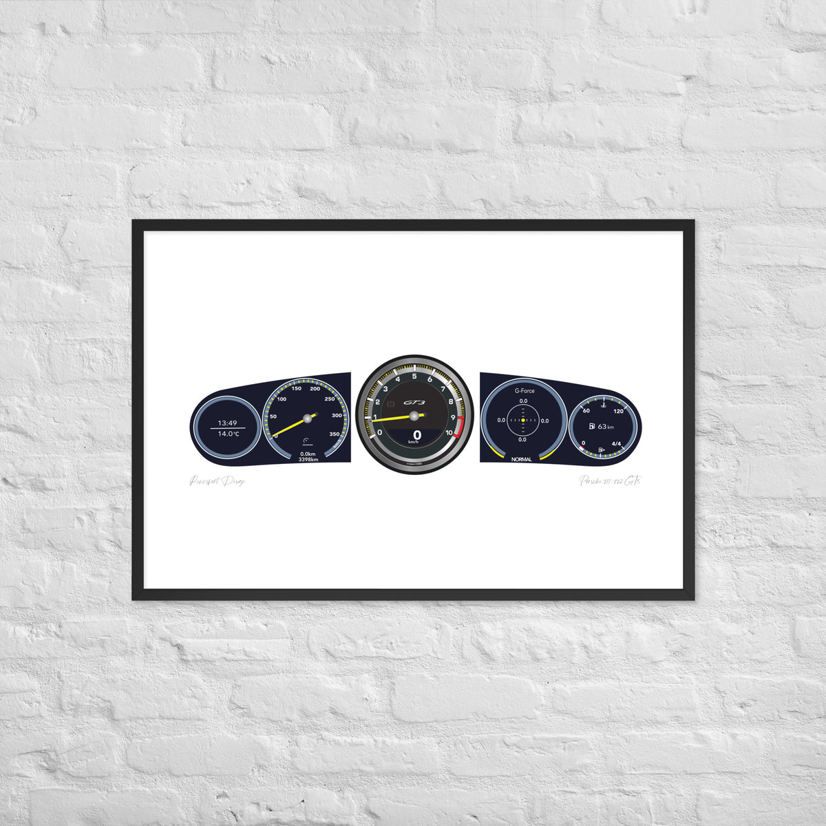 Porsche 911 992.1 GT3 (2021 - 2023) KPH | Framed Print