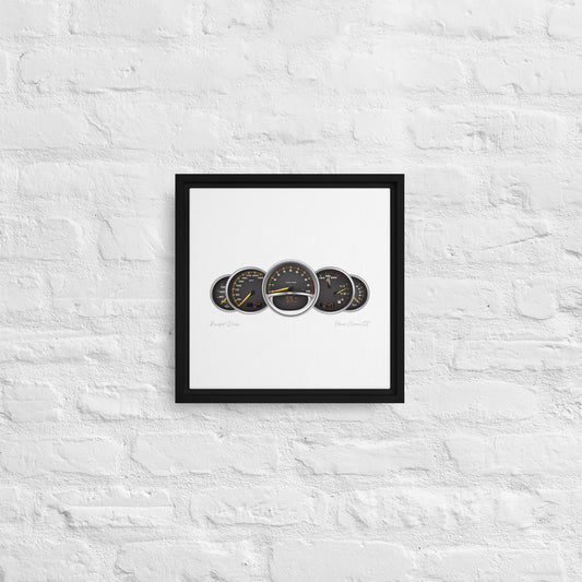 Porsche Carrera GT (2003 - 2007) MPH | Framed canvas