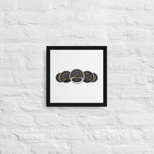 Porsche Carrera GT (2003 - 2007) KPH | Framed canvas