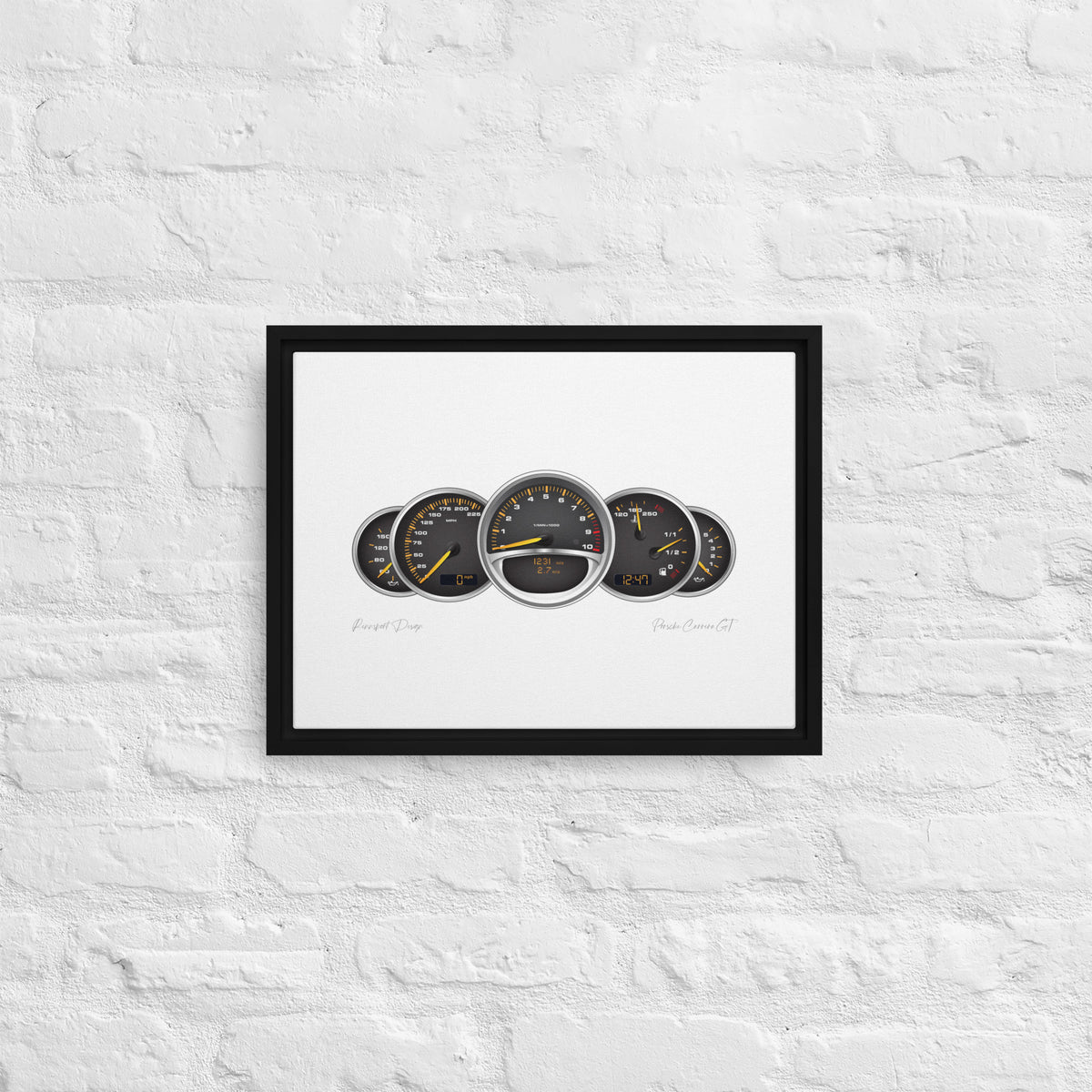 Porsche Carrera GT (2003 - 2007) MPH | Framed canvas