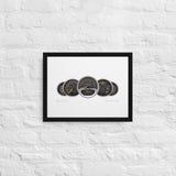 Porsche Carrera GT (2003 - 2007) MPH | Framed canvas