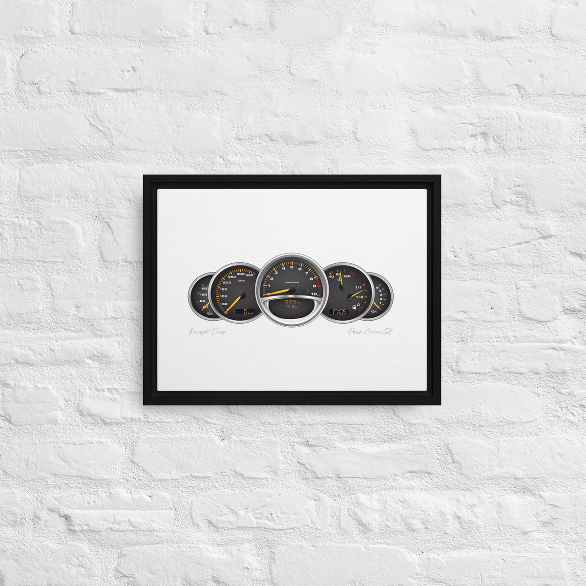 Porsche Carrera GT (2003 - 2007) KPH | Framed canvas