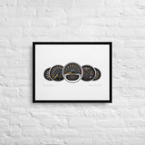 Porsche Carrera GT (2003 - 2007) MPH | Framed canvas