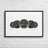 Porsche Carrera GT (2003 - 2007) KPH | Framed canvas