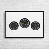 Porsche 918 Spyder (2013 - 2015) MPH | Framed canvas