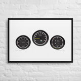 Porsche 918 Spyder (2013 - 2015) KPH | Framed canvas