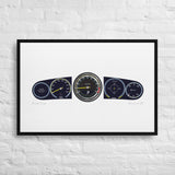 Porsche 911 992.1 GT3 (2021 - 2023) MPH | Framed canvas