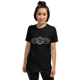 Porsche Carrera GT (2003 - 2007) MPH | Short-Sleeve Unisex T-Shirt