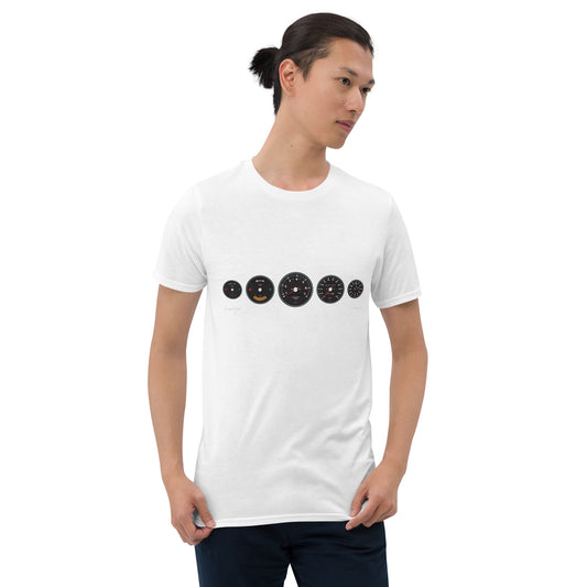 Porsche 912 (1969 - 1973) 5 Dial MPH | Short-Sleeve Unisex T-Shirt