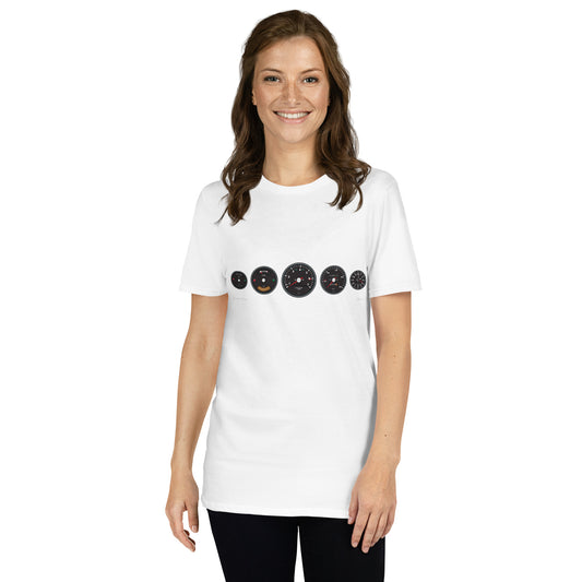 Porsche 912 (1969 - 1973) 5 Dial KPH | Short-Sleeve Unisex T-Shirt