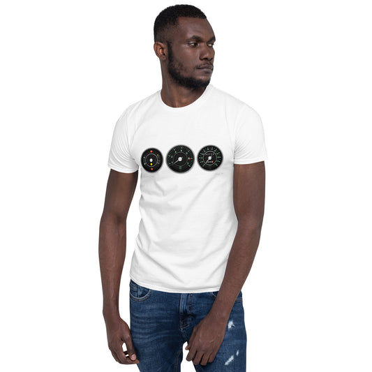 Porsche 912 (1965 - 1968) 3 Dial MPH | Short-Sleeve Unisex T-Shirt